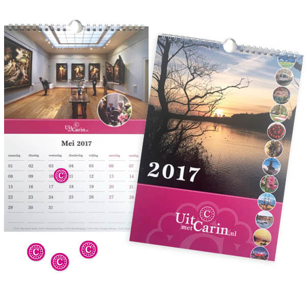 Uit met Carin, kalender 2017