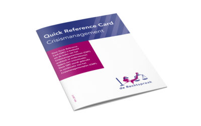 Quick Refe­rence Card Crisis­management